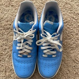 Carolina blue nike air force 1